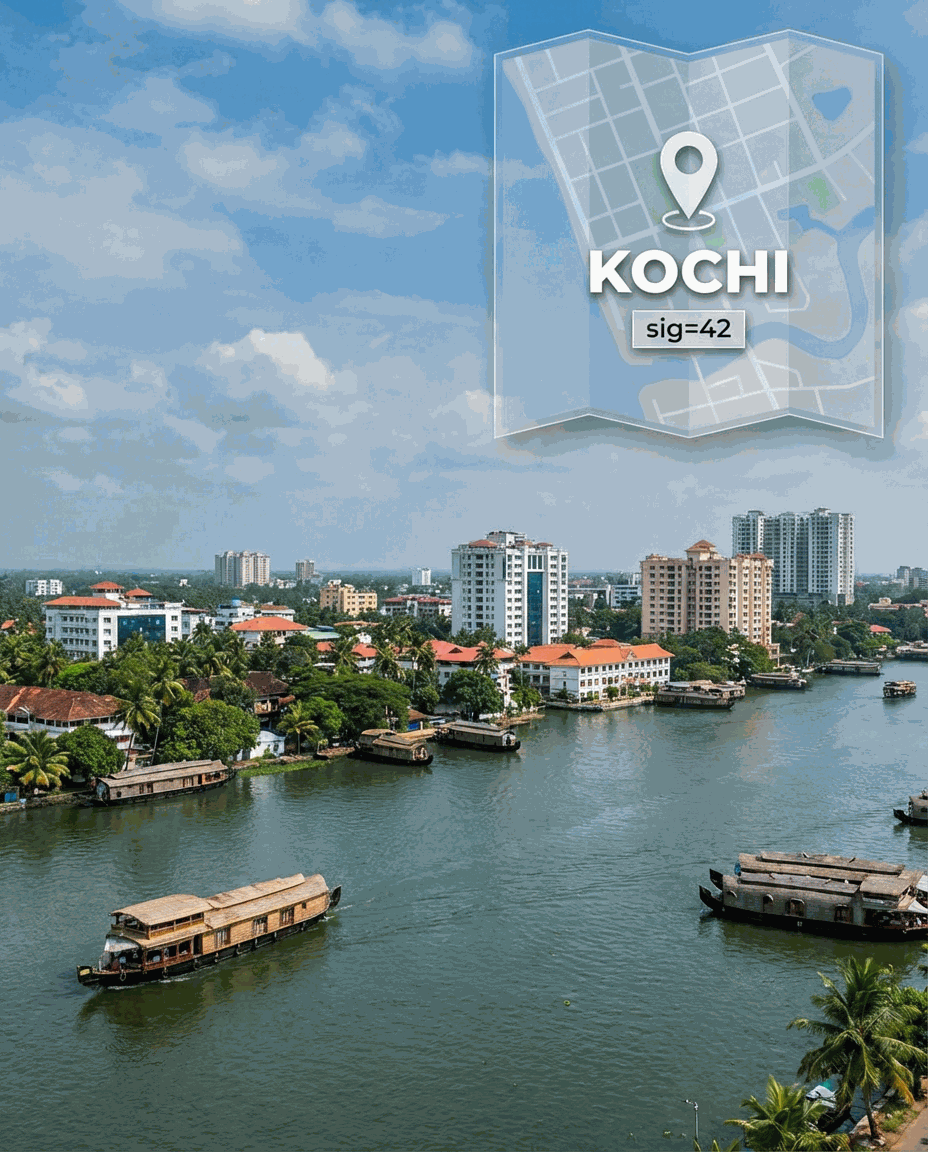 Kochi city view